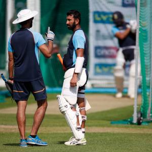 India Trains at Lord's