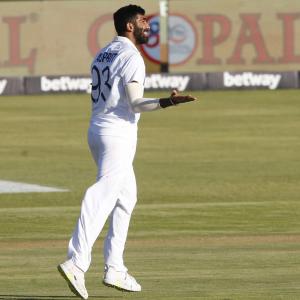 PICS: India scent victory after Bumrah strikes late