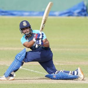 PIX: India play second intra-squad match in SL