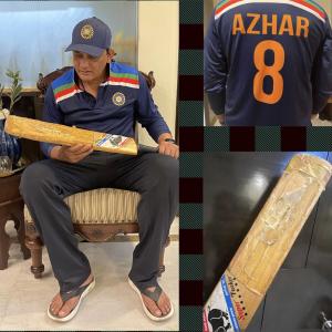 Why this bat is so special to Azharuddin