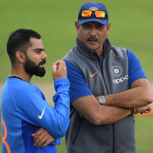 Figure out the all-conquering Shastri-Kohli partnership