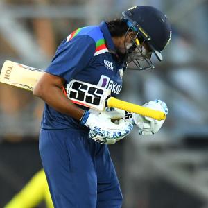PIX: India women end Australia's 26-ODI winning run