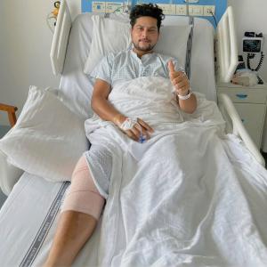 Kuldeep undergoes successful knee surgery