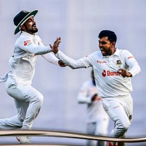 PHOTOS: Mirpur Test set for a thrilling finish