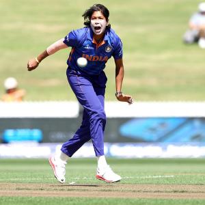 Historic! Jhulan equals record for most wickets in WC