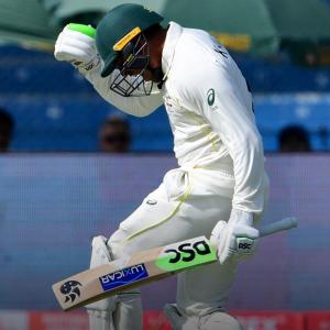 Australia's Khawaja savours special hundred in Pak