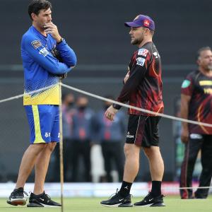 IPL 2022: When the two Kiwi coaches met...