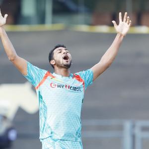 IPL PHOTOS: Mohsin shines as Lucknow down Delhi
