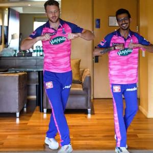 Buttler-Chahal Get Dance Lessons
