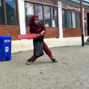 This Ladakh Schoolgirl Bats Like Kohli
