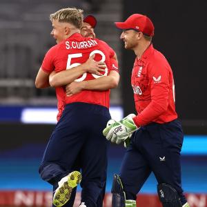T20 WC PIX: Curran sizzles as England beat Afghanistan