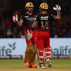 IPL PIX: Kohli, du Plessis guide RCB to easy win vs MI