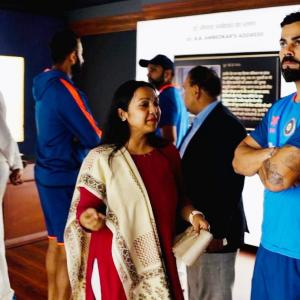 How Team India celebrated Delhi Test victory