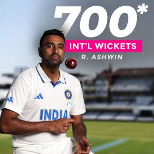 Highs and lows of Ashwin's record-breaking 700 wickets