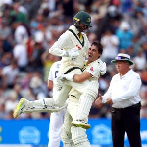 PIX: Australia clinch historic win over England