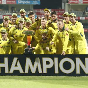 PIX: How Australia outgunned India to win ODI series!