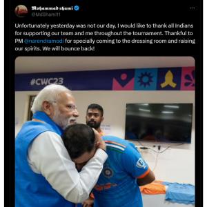Modi Hugs A Weeping Shami