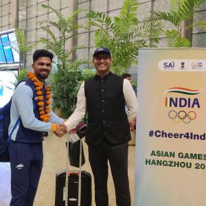 Ruturaj-led Indian team depart for Asian Games
