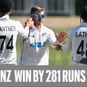 New Zealand thrash SA by 281 runs in 1st Test