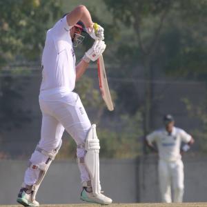 England Lions in 'Bazball' mode against India A
