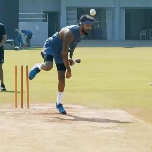 SEE: Hardik Pandya bowling full tilt ahead of IPL