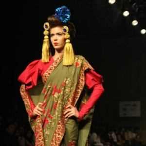 Varun Bahl's sensual geisha fantasy at Couture Week