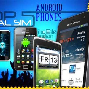 Top 5 dual SIM Android smartphones