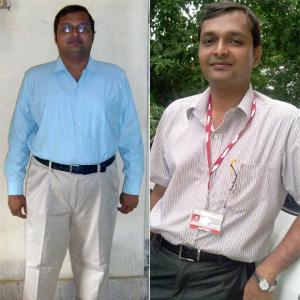How he lost 34 kg in one year!