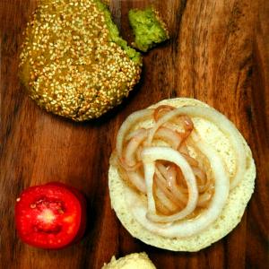 Recipe: Green pea falafel burger