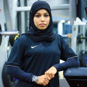Meet Majizhiya Bhanu, India's first hijabi bodybuilder