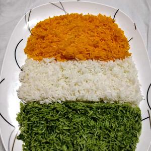 #I-DayEats: How to make tiranga rice