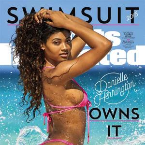 The third black model to grace the SI Swimsuit edition