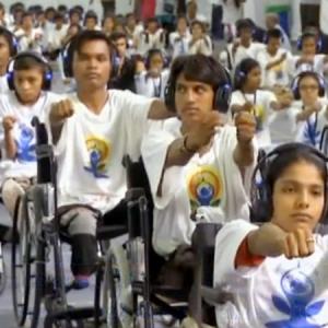#YogaDay: 800 differently-abled set a world record