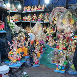 Labour of love: The artists behind the Ganesha idols