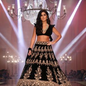 Nazar na lage! Katrina stuns in a black bridal lehenga