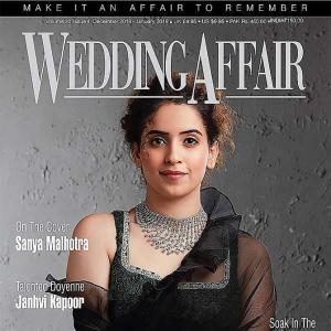 Sanya is a breathtaking bride in black