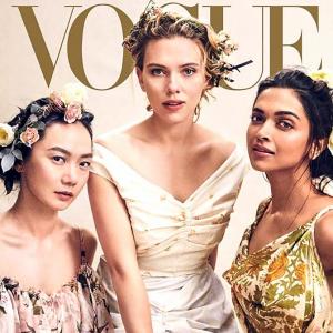 Deepika Padukone, Scarlett Johansson on Vogue cover