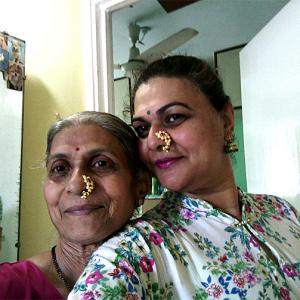 Selfie with mom: 'My strength, my buddy'
