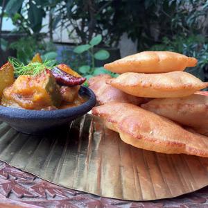Navratri recipe: Rajgira puri with potato sabji