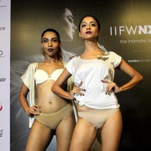 In Pics: Models sizzle in bold lingerie