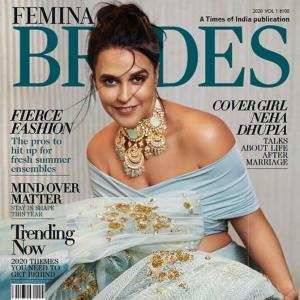 Oomphalicious! Neha as the modern bride on cover