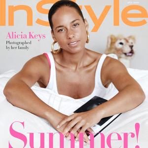 Alicia stuns in white on mag cover