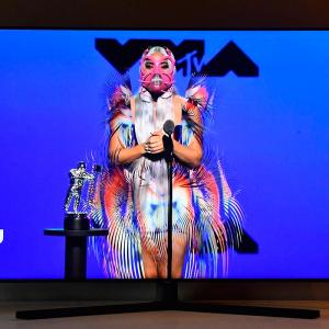 PIX: How Gaga's quirky masks stole the show