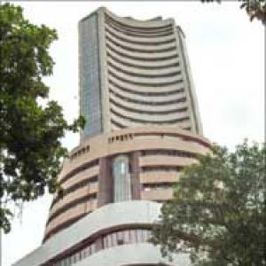 Sensex touches 17-month high of 17,350 points