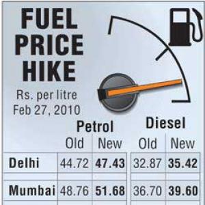 Petrol, diesel prices to rise by Rs 2.67 a litre: Budget impact