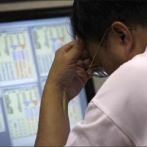 Sensex nears 'bear market' on China woes