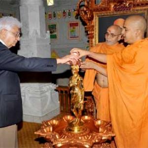 First look: Azim Premji at a temple in Toronto