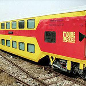 IMAGES: India's 1st double-decker AC train