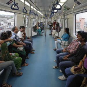 IMAGES: A tale of Bangalore and Delhi Metro
