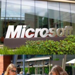 Microsoft's stunning campus with a huge shopping mall